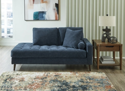 Chaise longue esquinera con brazo derecho Bixler