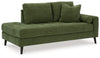 Chaise longue esquinera con brazo derecho Bixler