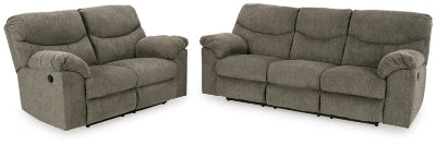 Sofá reclinable y loveseat Alphons