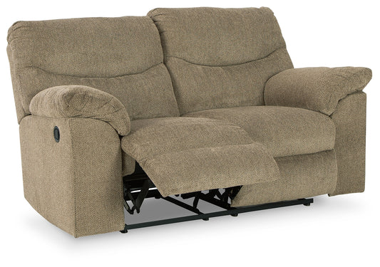 Sofá reclinable y loveseat Alphons