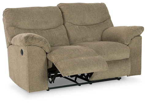 Sofá reclinable y loveseat Alphons