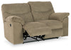 Sofá reclinable y loveseat Alphons
