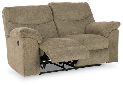 Sofá reclinable y loveseat Alphons