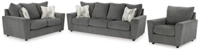 Sofá, loveseat y silla Stairatt
