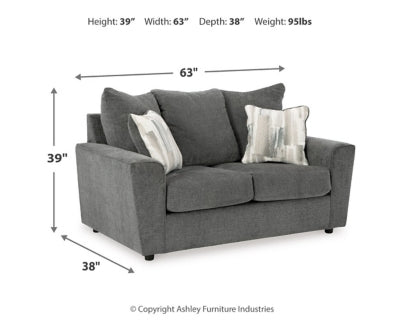 Sofá, loveseat y silla Stairatt