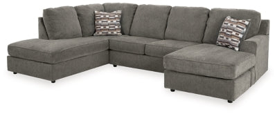 Seccional de dos piezas con chaise longue O'Phannon