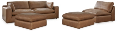 Emilia 3-Piece Sectional and 2 Ottomans