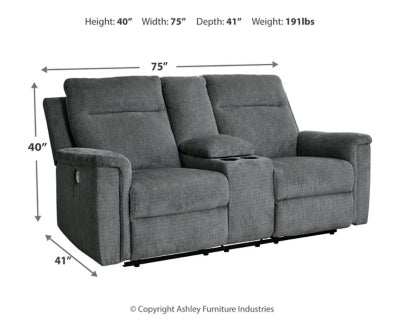 Sofá reclinable eléctrico, loveseat y sillón reclinable Barnsana