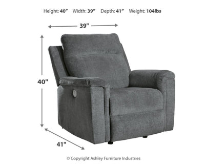 Sofá reclinable eléctrico, loveseat y sillón reclinable Barnsana