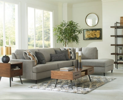 Seccional de 2 piezas Santasia con chaise longue