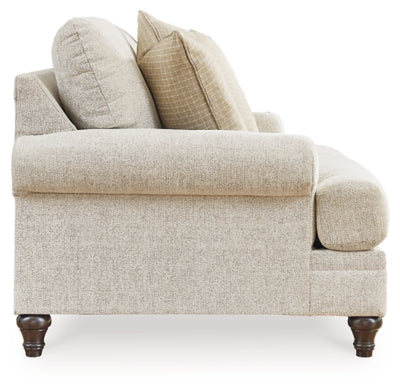 Sofá, loveseat, silla y otomana Valerani