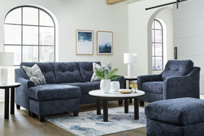 Keenelynn Sofa Chaise and Ottoman