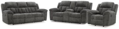 Frohn Reclining Sofa, Loveseat and Recliner