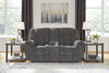 Loveseat reclinable Foreside con consola