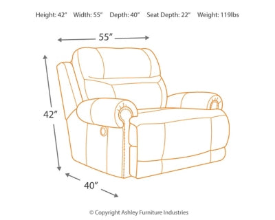 Sofá reclinable, loveseat y sillón reclinable austero