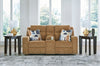 Loveseat reclinable Kanlow con consola