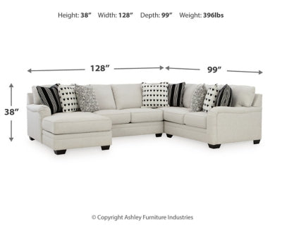 Seccional Huntsworth de 4 piezas con chaise longue