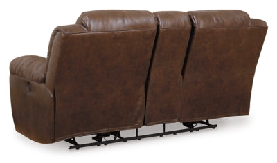 Sofá reclinable Stoneland con consola