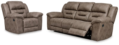 Sofá reclinable y sillón reclinable Stoneland