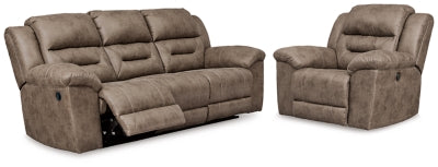 Sofá reclinable y sillón reclinable eléctrico Stoneland