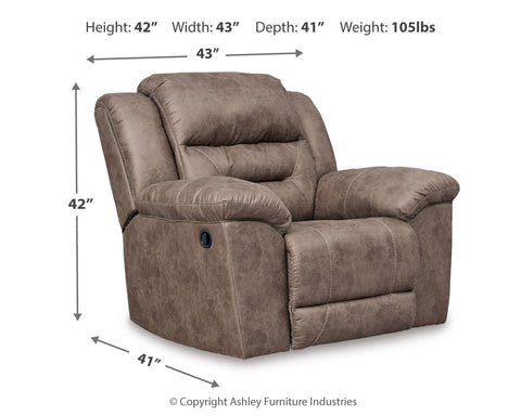 Sofá reclinable, loveseat y sillón reclinable Stoneland