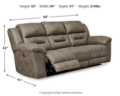 Sofá reclinable y loveseat reclinable eléctrico Stoneland