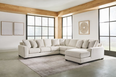 Seccional Lerenza de 4 piezas con chaise longue