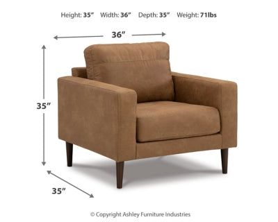 Sofá, loveseat, silla y otomana Telora
