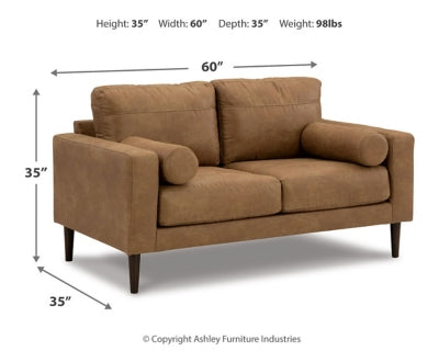 Sofá, loveseat, silla y otomana Telora
