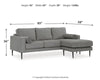 Sofá chaise longue Hazela