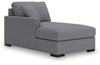 Omaha by Ashley 8-Piece Sectional with Audio System and Chaise