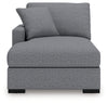 Omaha by Ashley 8-Piece Double Chaise Sectional with Audio and Storage Consoles