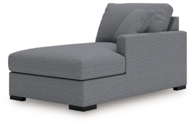 Omaha by Ashley 8-Piece Double Chaise Sectional with Audio and Storage Consoles