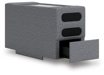 Seccional Omaha by Ashley de 8 piezas con consolas de audio