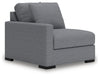 Omaha by Ashley 8-Piece Sectional with Audio System and Chaise
