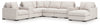 Omaha by Ashley 8-Piece Sectional with Chaise and Storage Consoles