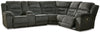 Seccional reclinable eléctrico Nettington de 3 piezas