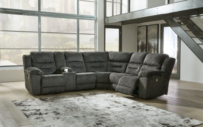 Seccional reclinable eléctrico Nettington de 3 piezas