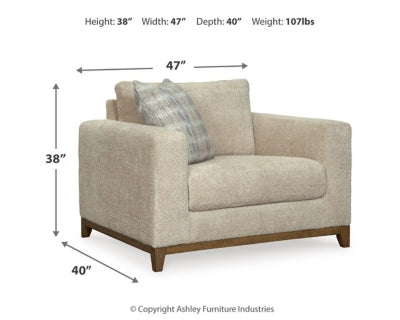 Sofá, loveseat, sillón extragrande y otomana Parklynn