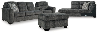 Lonoke 2-Piece Sectional, Oversized Chair and Ottoman