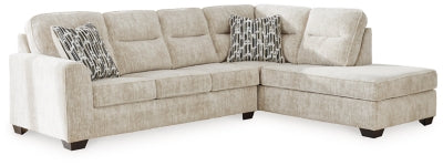 Seccional de 2 piezas Lonoke con chaise longue