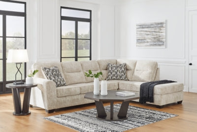 Seccional de 2 piezas Lonoke con chaise longue