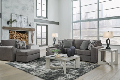 Gardiner Sofa Chaise and Ottoman