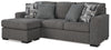 Gardiner Sofa Chaise and Ottoman