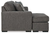 Gardiner Sofa Chaise and Ottoman