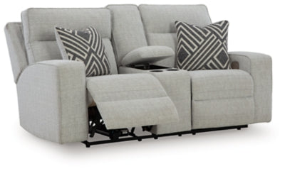 Jasperson Power Reclining Loveseat with Console