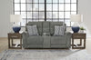 Loveseat reclinable eléctrico Overflow con consola