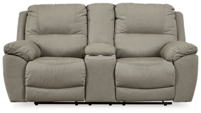 Loveseat reclinable Gaucho de última generación con consola