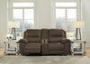Loveseat reclinable Gaucho de última generación con consola