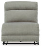 Colleyville - Seccional reclinable eléctrico de 3 piezas con chaise longue